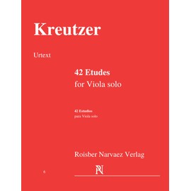 42 Etudes for Viola solo: Urtext Edition