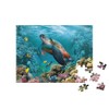 puzzleYOU: 100 Piece Underwater World with an Impressive Turtle and