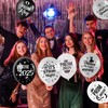 HOWAF Prom Decorations 2025 Silver Black, 28pcs Prom Balloons Latex