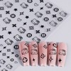 6 Types of Cute Character Kitty Nail Stickers / 네일아트 귀여운 케릭터 냥이 고양이 네일스티커 6종