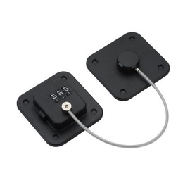 No-Drill Dial Combination Drawer Lock Combination Lock Black 2ea