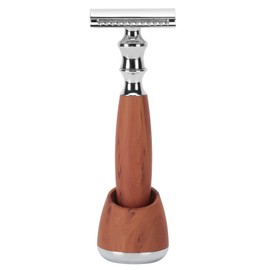 Edge Safety Razor Classic Manual Double Edge Safety Razor with wood Handle for Men