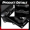 Transmission Oil Pan with Drain Plug & Gasket, Compatible with