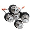 Longdex E26 Medium Socket Adapter 5Pairs Male Screw In Light