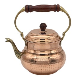 E-Craftr Copper Teapot | Handmade Teapot | Copper Kettle | Kitchen and Camping Kettle