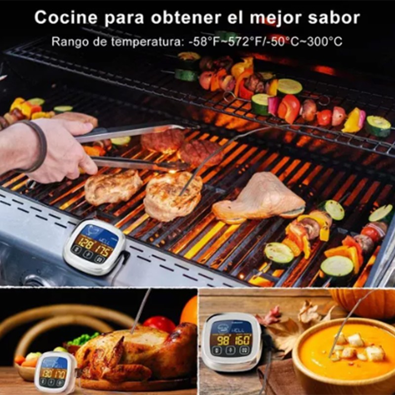 Digital Meat Thermometer Instant Read Touch Screen Food Thermometer with