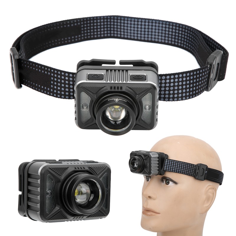 XHP50 Strong Brightness Zoom Induction Front Light Builtin Battery USB