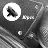 10 Stück Auto-Fußmatten-Clips, drehbare Verschlussclips, Fußmattenhalter-Clips, Autoteppich-Clips, Fußstützen-Clips, Bodenmatten-Sicherungsset, geeignet