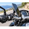 Motorcycle Phone Mount for Handlebar Use – Anti-Shock ABS &