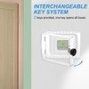 PATIKIL Thermostat Lock Box with Combination Lock, Universal Clear Thermostat