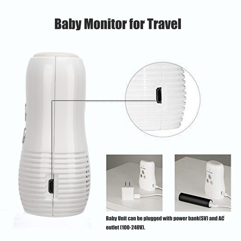 2.4GHz Wireless Audio Baby Monitor Two Way Intercom Baby Care