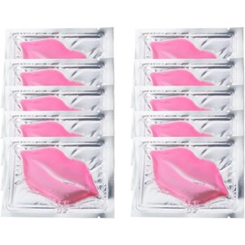 Unomor 15 Piezas Mascarilla Hidratante para Labios Colágeno y Efecto Atenuador de Líneas 15 Almohadillas Tamaño Estándar para Uso Diario en Labios Secos Color Rosa