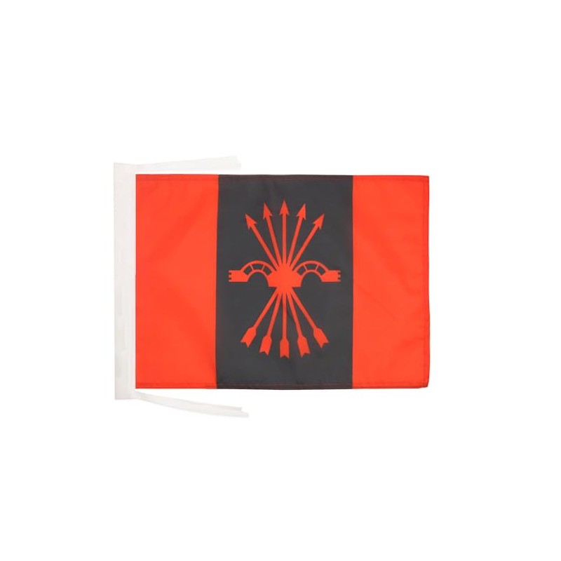 Falange Española de las JONS Flag 18'' x 12'' cords