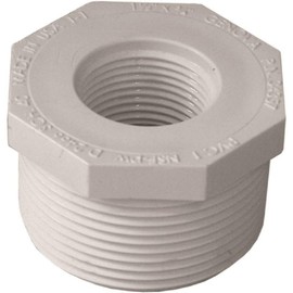 Lasco 439210bc PVC Pipe Reducing Bushing, White