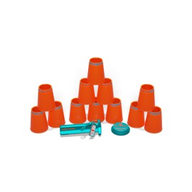 Speed Stacks | Sport Stacking Pro Competitor, Pro Series 2, Red - 12 Cups, pro Holding stem, with G5 Timer and mat | WSSA Approved