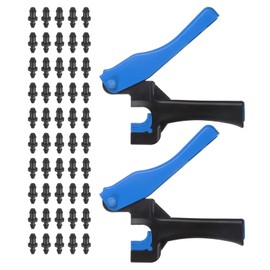 sourcing map 52pcs 3mm Drip Irrigation Tubing Hole Punch with Easier 1/4 Inch Fitting Emitter Insertion Drip Tube Hole Punch Fitting Insertion Tools for Laying Branch Drip Pipes