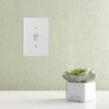 Questech Light Switch Cover, Single Toggle Wall Plate for Electrical