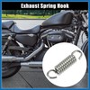 A ABSOPRO Motorcycles Universal Exhaust Pipe Spring 43mm 1.7" Stainless