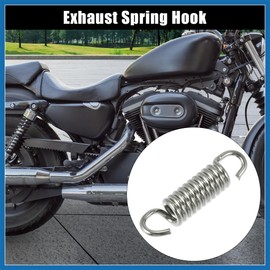 A ABSOPRO Motorcycles Universal Exhaust Pipe Spring 43mm 1.7" Stainless Steel Item Replacement