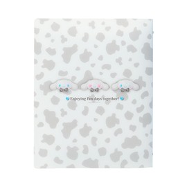 Sanrio 071528 Loose Leaf Binder (Monotone Animal), Cinnamon Roll, PP, Paper, B5 Size, Supports 26 Holes
