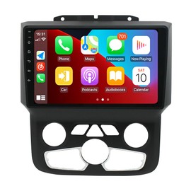 for Dodge Ram Radio 2013-2019 1500 2500 3500 9" IPS Touchscreen Built-in Apple CarPlay Andriod Auto GPS Navigation Bluetooth Head Unit EQ DSP with Free Back Camera AC Ram