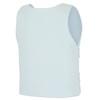 White Women Bullet Proof style Leather Motorcycle Vest for bikers
