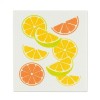Unbranded Set Of 2 Citrus Slices Dishcloth