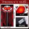 Mindsoft Halloween Clown Backdrop Decorations Spooky Creepy Clown Carnival Decoration