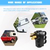 50A RV Male Replacement Plug, 14-50P, Pull Handle, Black