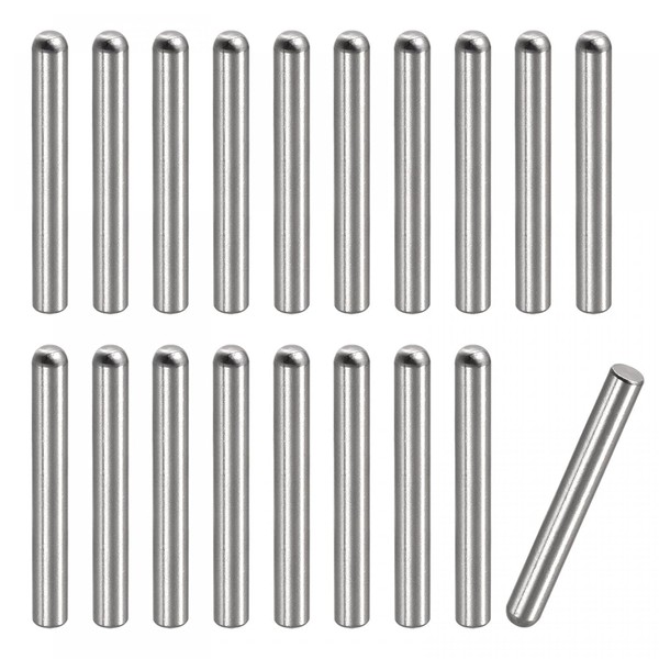TA-VIGOR 50Pcs 3mm x 15mm Dowel Pins, 304 Stainless Steel