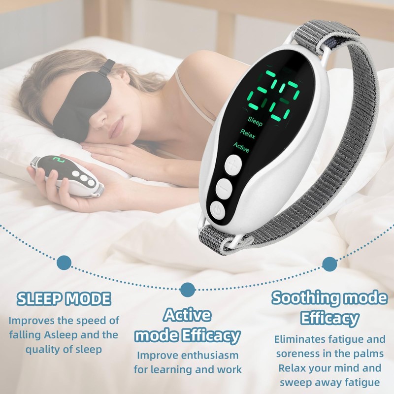 Calm Carry Handheld Sleep Aid Device for Adults with Earplugs