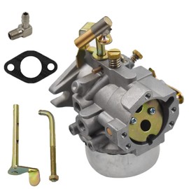 TINVHY 47-853-23-S Carburetor Replacement for Kohler 26, K241 & K301, 10HP & 12HP M10 M12 Cast Iron Engines 26 w/2 Choke Shafts & 2 Gaskets