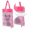 Backpack Bag WearResistant Large Capacity Rhinestones Painting with Drawstring Home