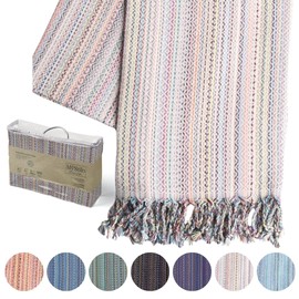 MyStilo® Beach Towel 100% Cotton - Soft Hammam Towel, Bath Towel 100 x 180 cm, 20 Colours Mix, Quick Drying - Sauna Towels, Turkish Towel for Yoga, Fitness, Premium Bath Towel XXL (Grey Mix)