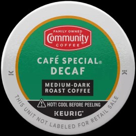 Community Coffee K Cups Pod - Choice of Flavor ( 72 count ) - Café Special® Decaf