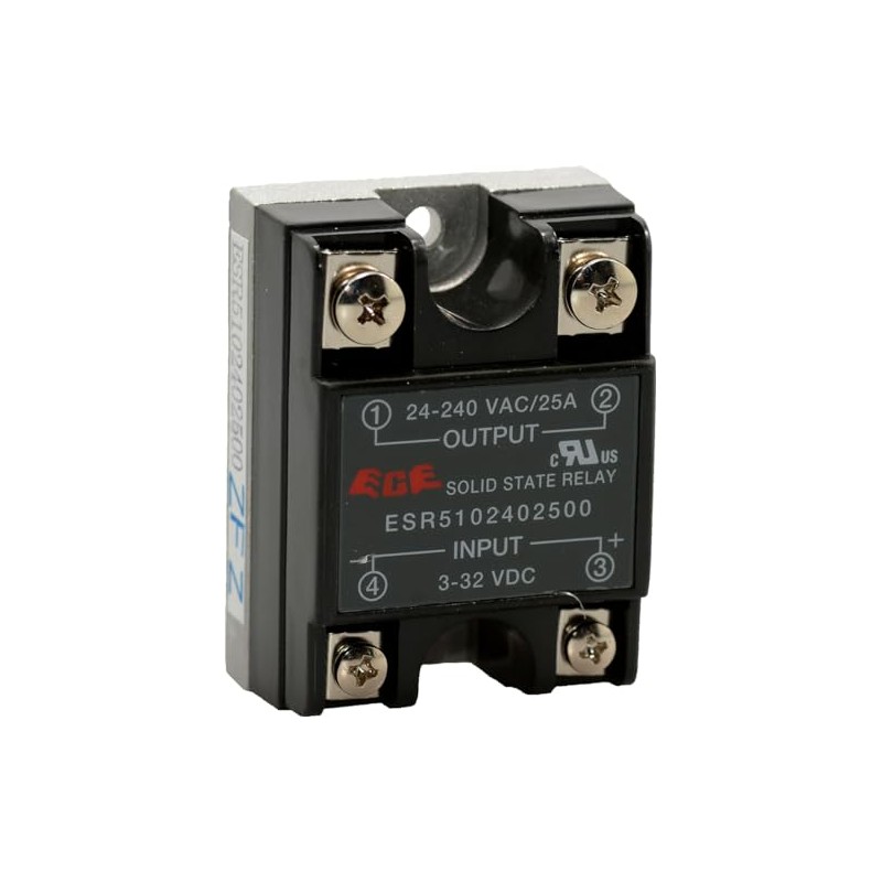 Jameco ValuePro Solid State Relay 15mA 32 VDC Input 25A