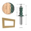 OLETBE 2 PCS Router Bit Set, 1/2-Inch Shank Woodworking Wood