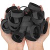 AIWOQI Rubber Bands Size#82 Black 65 Pieces Heavy Duty Wide