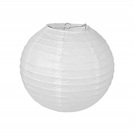 Pajoma Paper Lamp Lantern Lampion White 1 Piece for Party Wedding Decoration (30 x 30 cm)