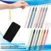 Binxus 28 Pcs Multicolor Silicone Wrist Lanyard, Keychain, Phone Camera