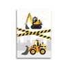 Poster Set for Children's Room, Construction Site with Numbers and