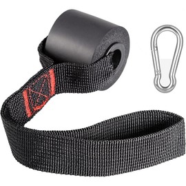 Resistance Bands Door Anchor Attachment Secure Door Anchor Heavy Duty Door Anchor for Resistance Bands Door Jamb Anchor Fitness Workout Band Door Anchor - Color: Anchor + Carabiner