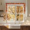 2 Pack Fall Maple Leaves Garland, Fall Hanging Garland Orange