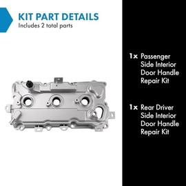 TRQ TRQ Rear Valve Cover Compatible with 2013-2014 INFINITI 2007-2014 Nissan