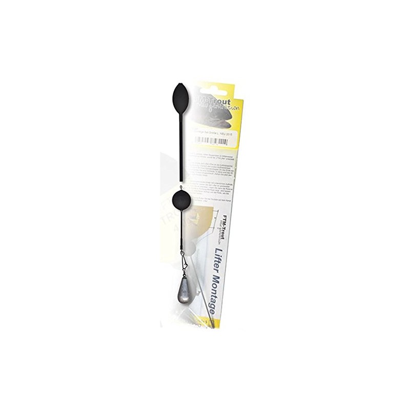 FTM Lifter assembly for trout fishing, trout assembly for floating