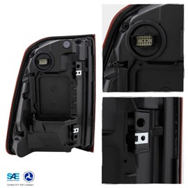 AKKON - Fit 2019-2023 Dodge Ram 1500 Limited/LongHorn/Laramie (Non Blind Spot Sensor) LED Tail Light - OE Red Clear Right