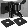 OTOTEC 4PCS Wall Split Flange Aperture 22mm ABS 85.5mm Self-Adhesive