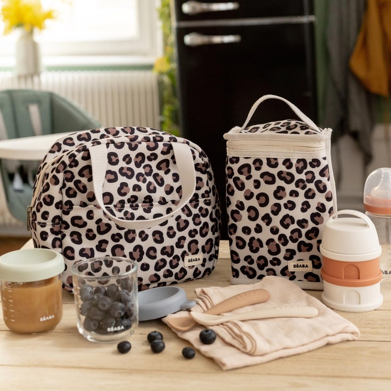 BÉABA, Borsa Termica per Pasti Bebè/Bambini, Lunch Box, Mantiene Caldo/Freddo,