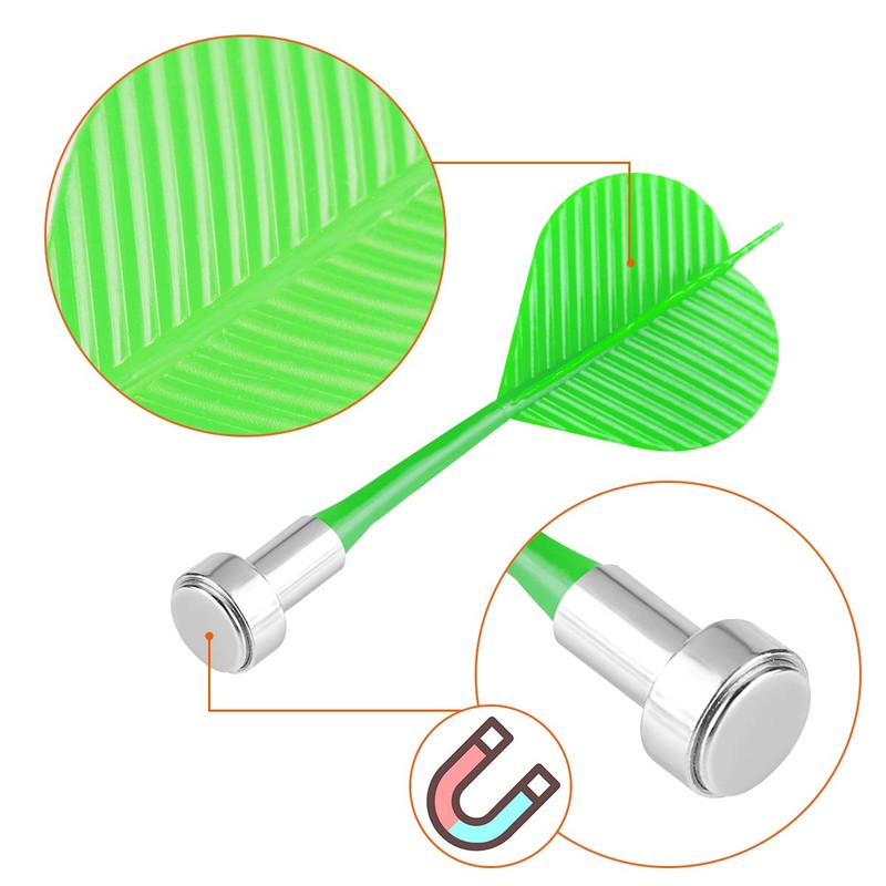 Yalis Magnetic Darts 12 Packs, Replacement Dart for Magnet Dartboard,