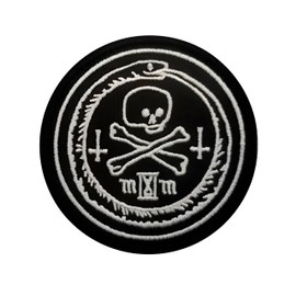 Gemelolandia | Memento Mori Stoic Phrase of Philosophy Iron-On Patch - Limited Edition - 5 x 8 cm - Ideal for Backpacks and Clothes (Model 1)